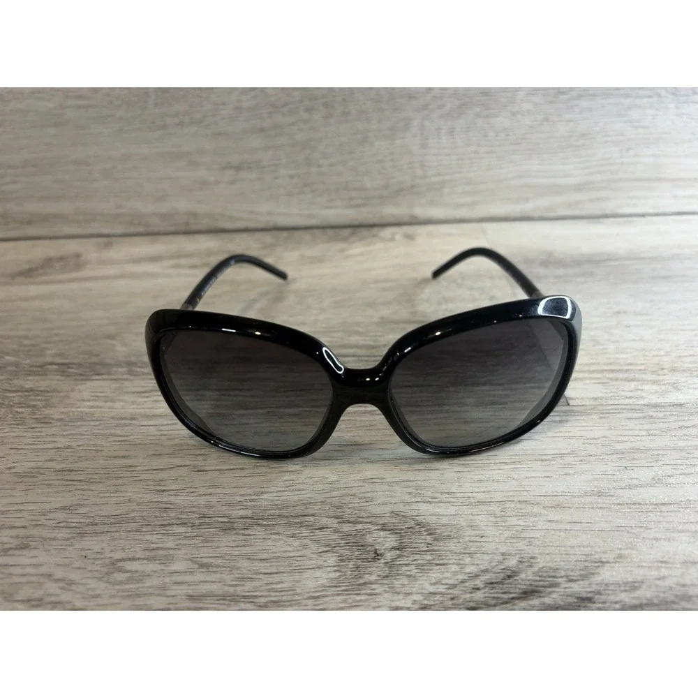 Burberry B 4068 3001/11 Black Oversized Square Sunglasses Italy 59mm
